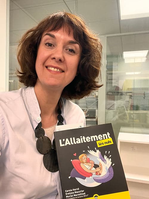 Carole Hervé lors d'une intervention média
