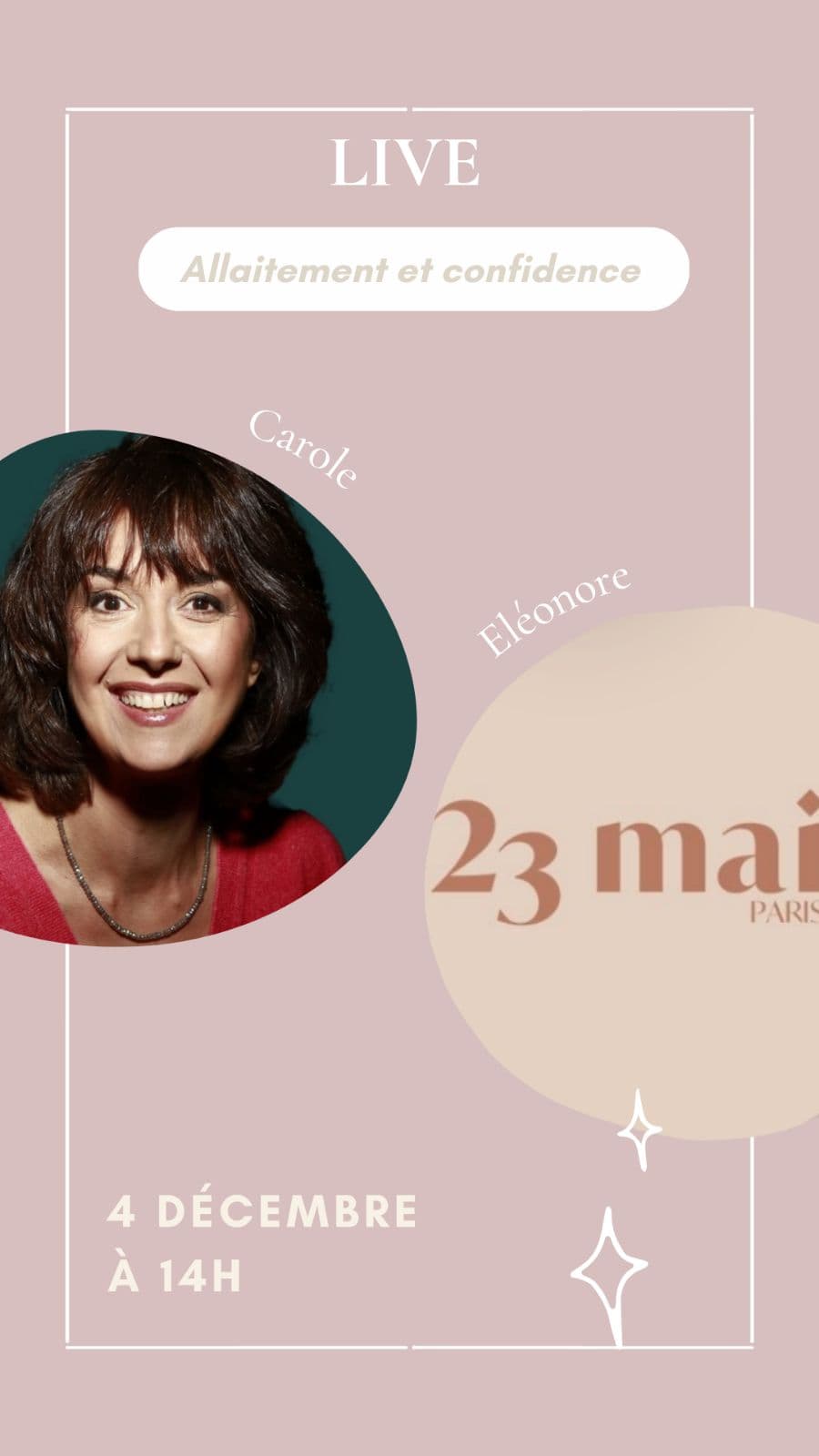 Live Instagram avec 23 mai